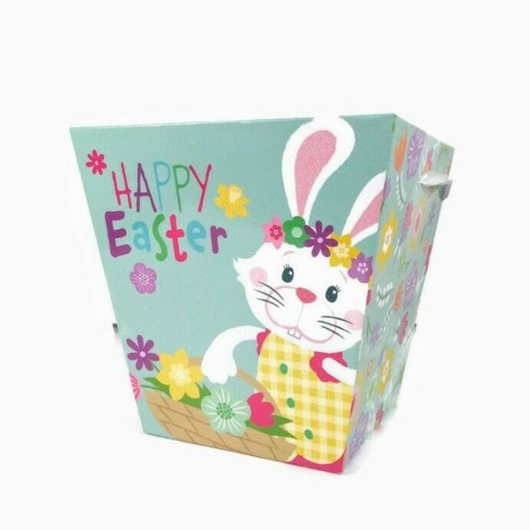 Easter Basket Bunny Rabbit Cardboard - Picture 2 of 13